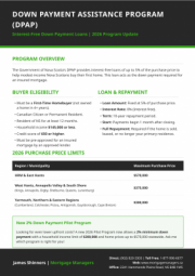 NS Down Payment Assistance Fact Sheet